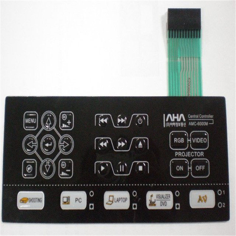 Custom Silk Printing Polycarbonate Nameplates Graphic Overlay