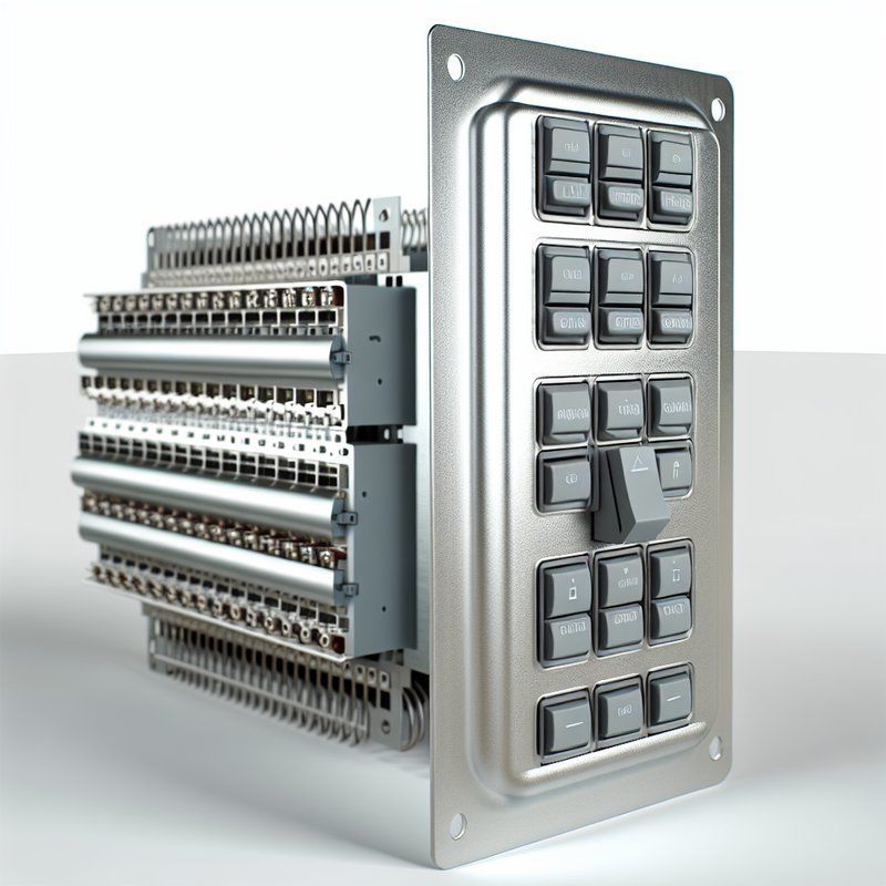 Metal Dome Membrane Switch for Industrial Control Panels