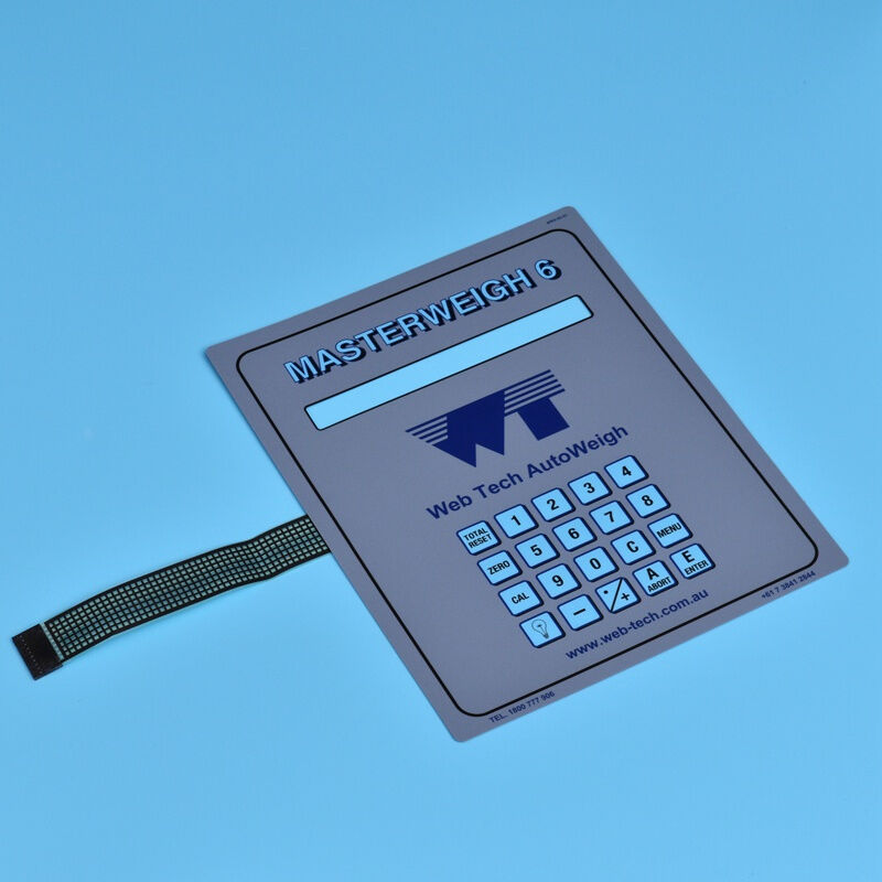 Press LED Keypad Die Cutting Metal Dome Membrane Switch