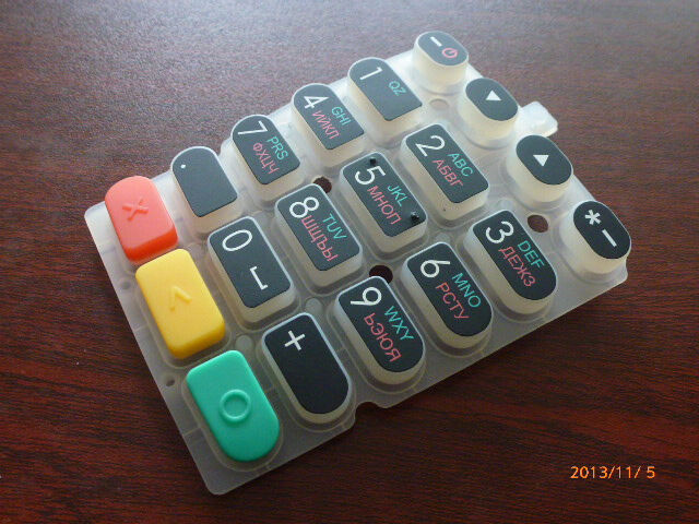 Control Feel Smooth Control Rubber Button Part Silicone Rubber Keypad