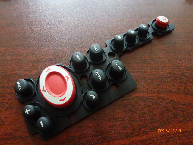 Silicone Key Control Overlay Rubber Button Keypad (HC-SRK-031)