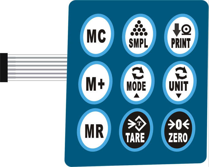 Custom Silk Printing Polycarbonate Nameplates Graphic Overlay
